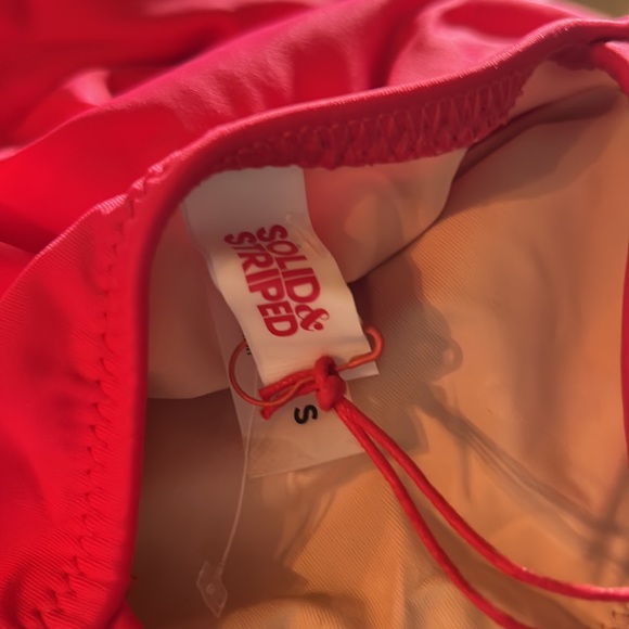 NWT ANTHRO SOLID & STRIPED the Olympia in grenadine pink size small - Picture 7 of 12